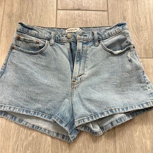 Abercrombie & Fitch Light Blue Jean Shorts